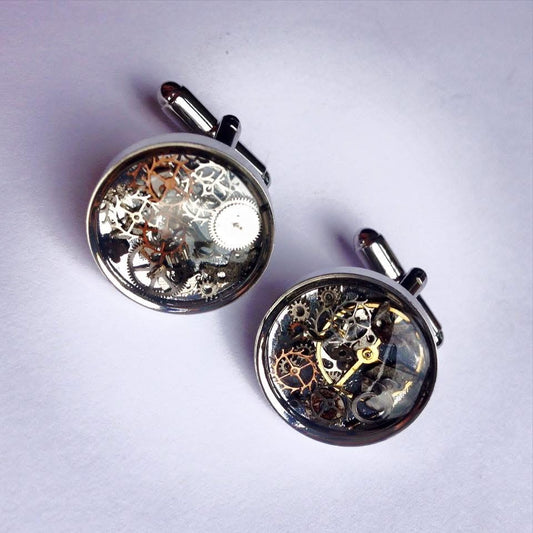 Vintage clockwork Cufflinks